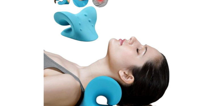 Almofada Cervical Relaxadora – Alívio de Dores e Conforto para o Pescoço e Ombros