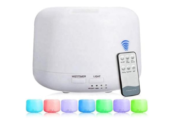 Difusor de Aromas Elétrico 500ml com LED 7 Cores e Controle RemotoMáscara Facial de Rosa Mosqueta Native