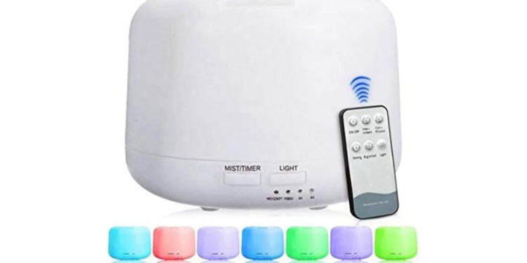 Difusor de Aromas Elétrico 500ml com LED 7 Cores e Controle RemotoMáscara Facial de Rosa Mosqueta Native