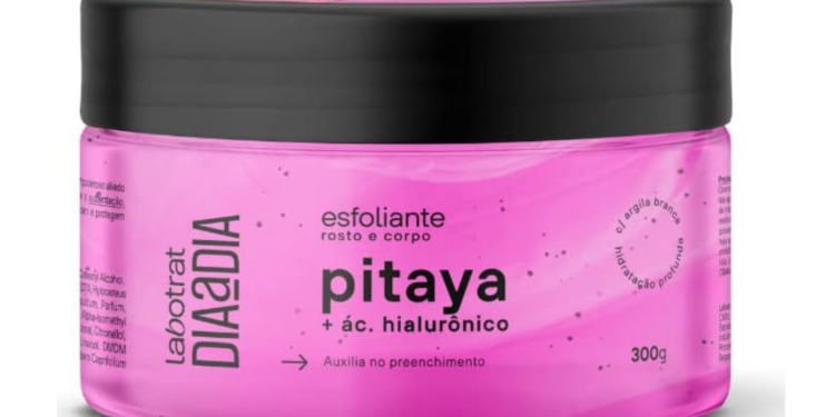 Esfoliante Labotrat Pitaya Ácido Hialurônico Bioativos Rosto Macio Saudável Hidratado Reduz Linhas Expressão Reparação Profunda Pele 300g