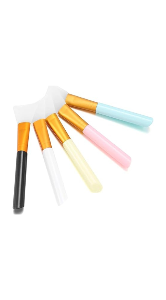 Espátula de Silicone e Pincel Aplicador - Versatilidade para Skin Care e Maquiagem