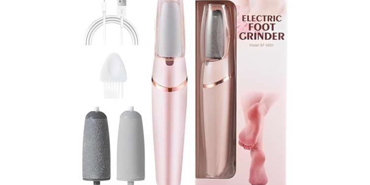 Lixa de Pé Elétrica Recarregável – Removedor de Calos Profissional