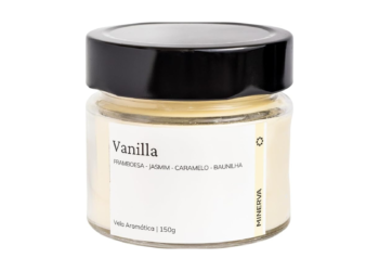 MINERVA – Vela Aromatica Perfumada Aroma de VANILLA BAUNILHA – 150g