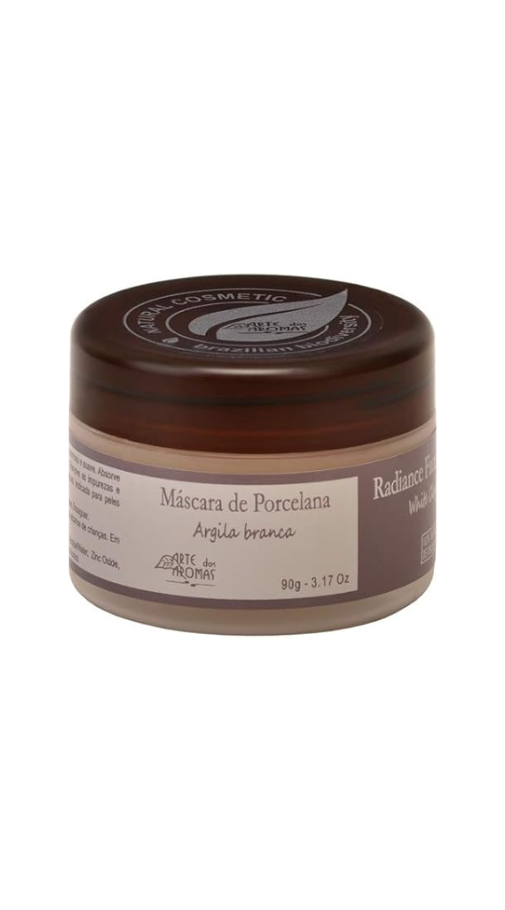 Máscara Argila Branca Natural e Vegano Arte dos Aromas 90g