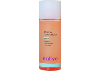 Sallve Tônico Renovador 120ml – AHA 7%_ Renovação e Uniformização para Pele Oleosa e Normal