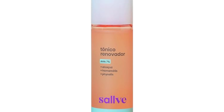 Sallve Tônico Renovador 120ml – AHA 7%_ Renovação e Uniformização para Pele Oleosa e Normal
