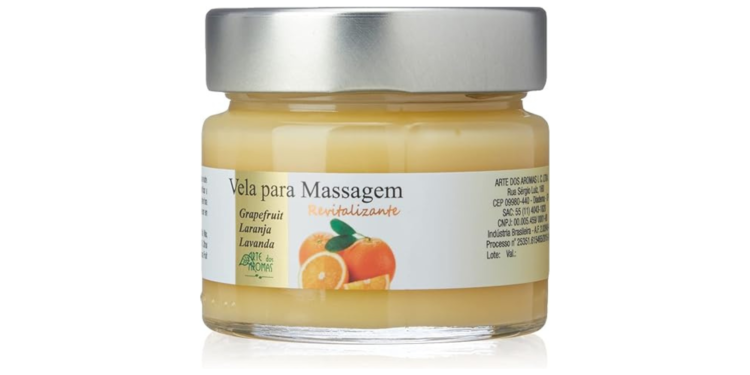 Vela Massagem Revitalizante Vegano 100g – Arte dos Aromas